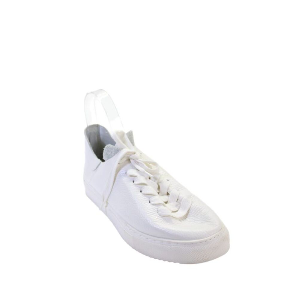 Sam Edelman Womens Leather Low Top Sneakers White Size 8.5